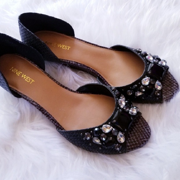 Nine West Shoes - Nine West Open Toe Flats